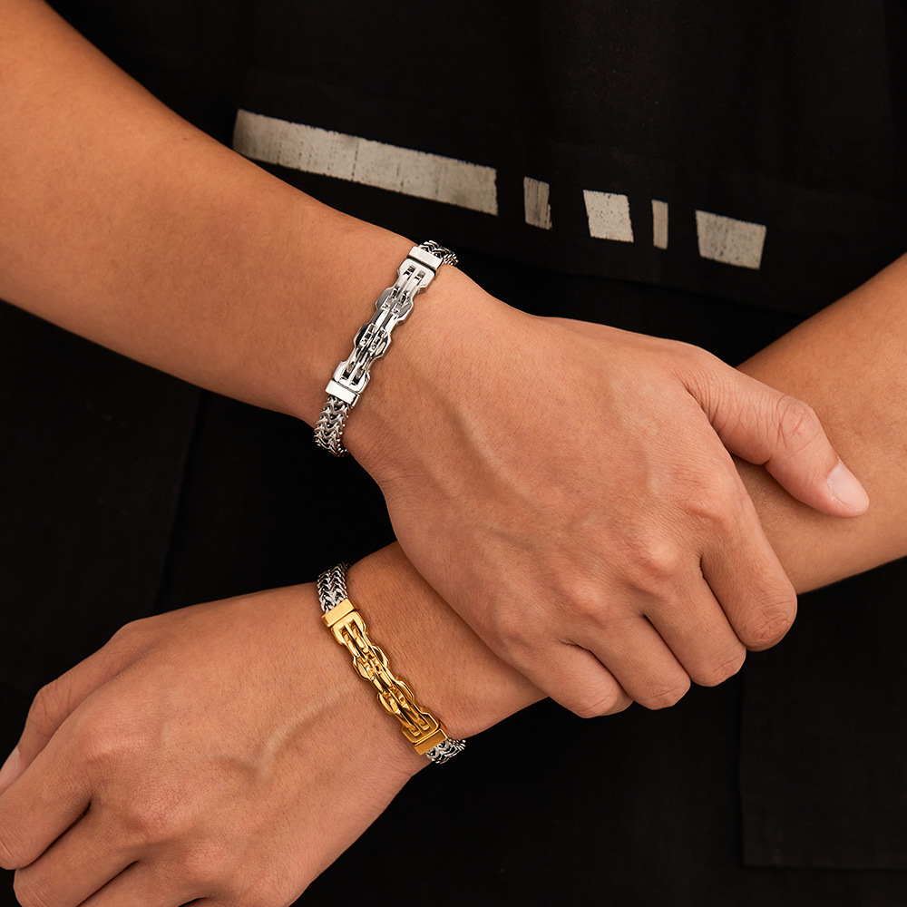 Men's Stainless Steel Bracelet - Men Accessories Pk reseña y precio