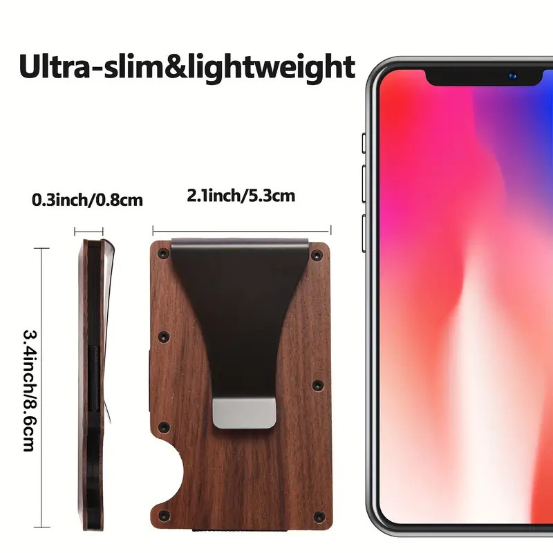 Minimalist Wallet for Men & Wo - Money Clip Slim reseña y precio