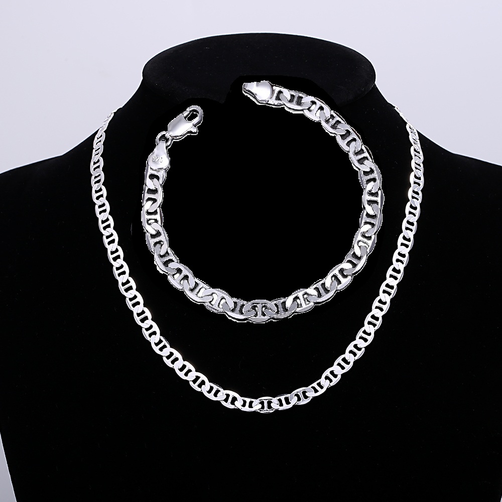 Luxury designer 925 Sterling S - Men Accessories Chain And Bracelet reseña y precio