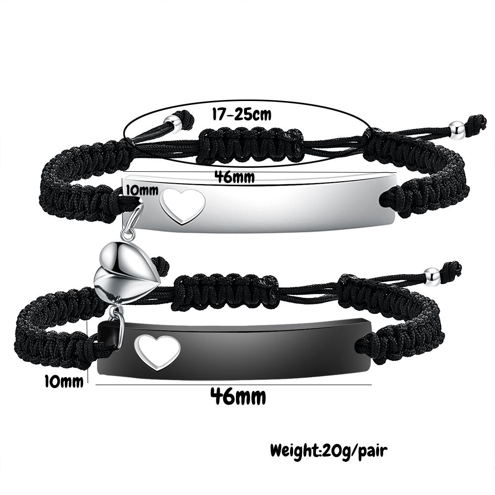 Custom Stainless Steel Couple  - Men Accessories Chain And Bracelet reseña y precio