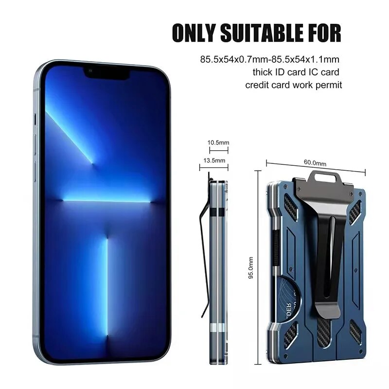Minimalist Slim Wallet for Men - Money Clip Slim reseña y precio