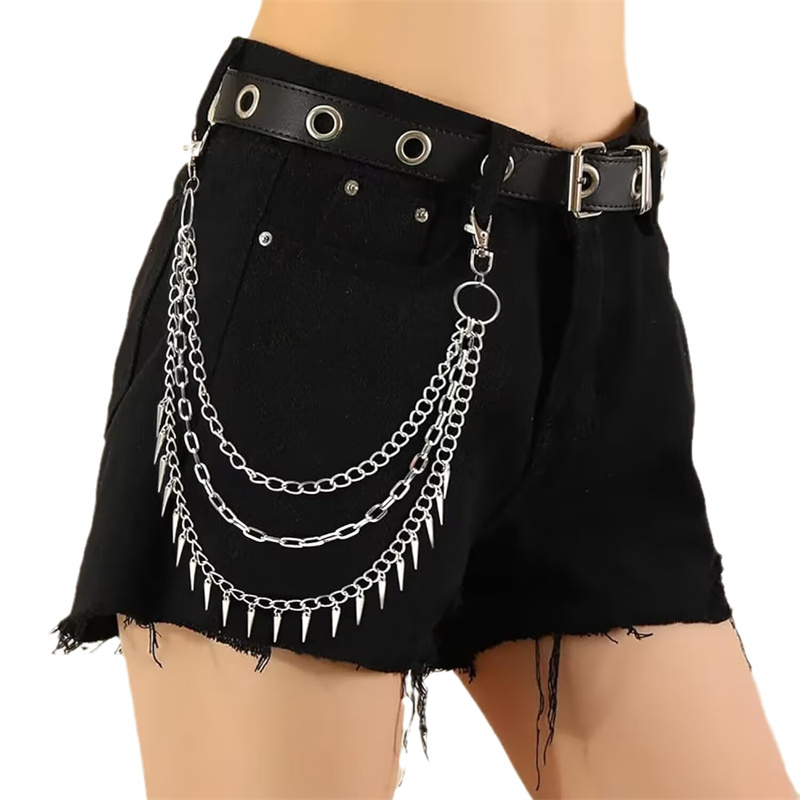 Layer 3 Punk Chain On The Jean - Men Accessories Aesthetic reseña y precio