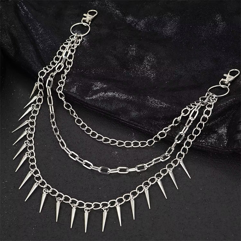 Layer 3 Punk Chain On The Jean - Men Accessories Aesthetic reseña y precio