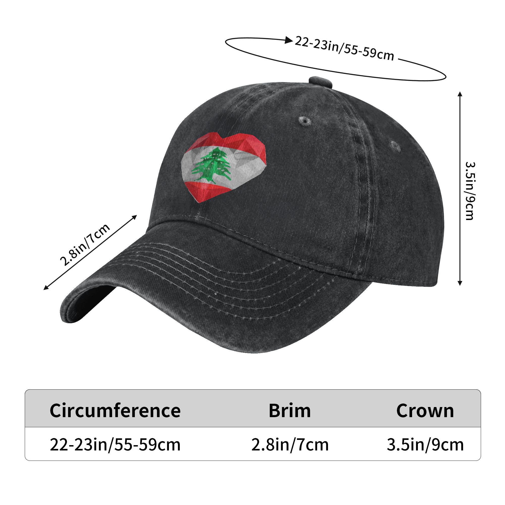 Lebanon Flag Heart Accessories - Men Accessories Lebanon reseña y precio